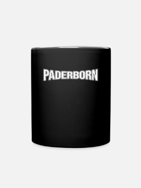 Paderborn - Tasse einfarbig - Schwarz