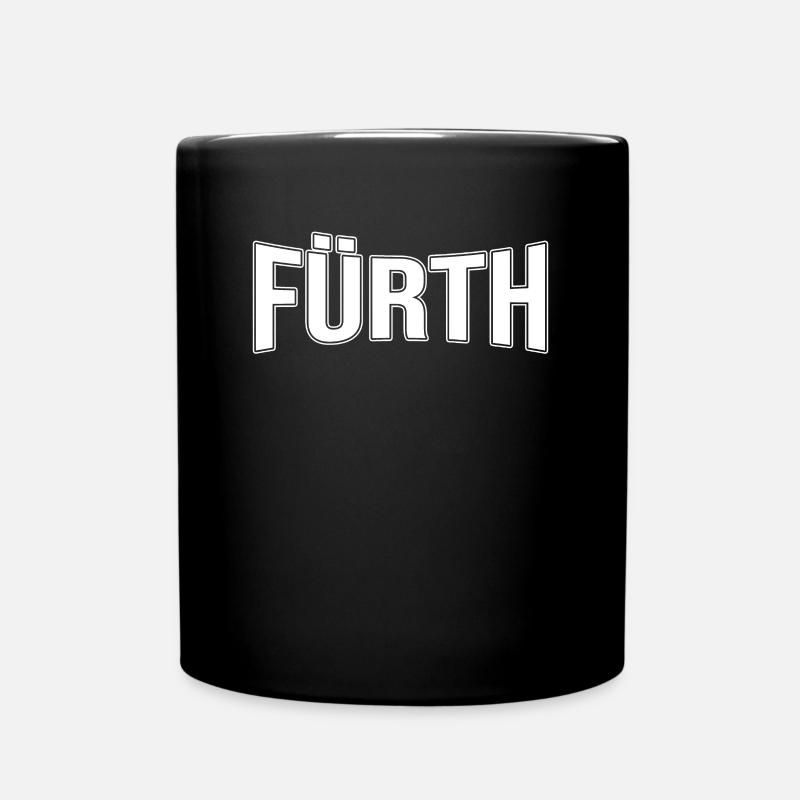 Fürth - Tasse einfarbig - Schwarz