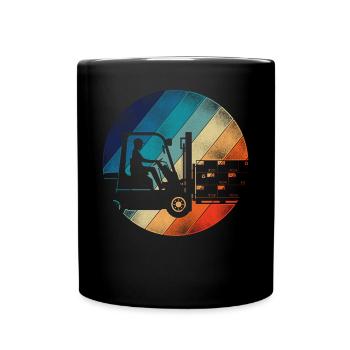 Certified Forklift Truck Operator - Tasse einfarbig - Schwarz - Vorne
