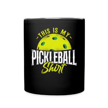 Pickleball C’est mon pickleball - Mug uni - noir - Devant