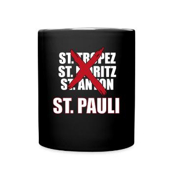 St Paulianer Hambourg Kiez St Pauli Fan - Mug uni - noir - Devant