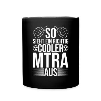 MTRA Medizinisch-Technischer Radiologie Mta - Tasse einfarbig - Schwarz - Vorne