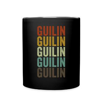 Guilin Chine Rétro Vintage - Mug uni - noir - Devant