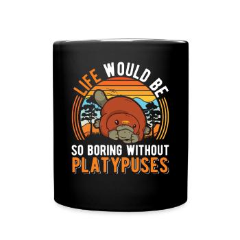 Ornithorynque Cadeau Ornithorynque - Mug uni - noir - Devant