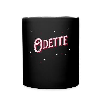 Nom Odette personnalisé - Mug uni - noir - Devant