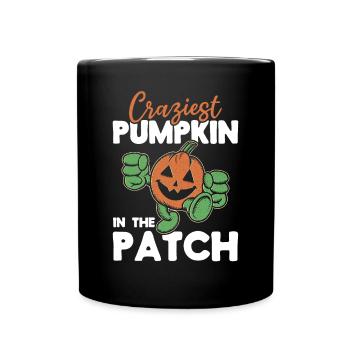 Halloween Craziest Pumpkin Dans Le Patch I Hallowee - Mug uni - noir - Devant