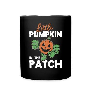 Halloween Little Pumpkin In The Patch I Halloween - Full Colour Mug - black - Front