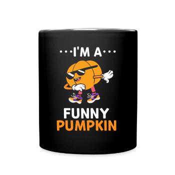 Halloween Pumpkin Dab Dance Pumpkin - Je suis drôle - Mug uni - noir - Devant