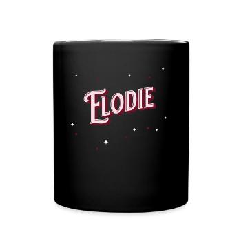 Elodie nomme des noms personnalisés - Mug uni - noir - Devant