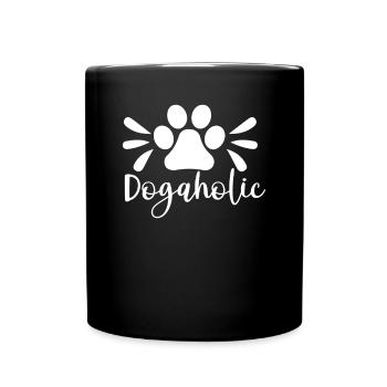 Dogaholic - Mug uni - noir - Devant