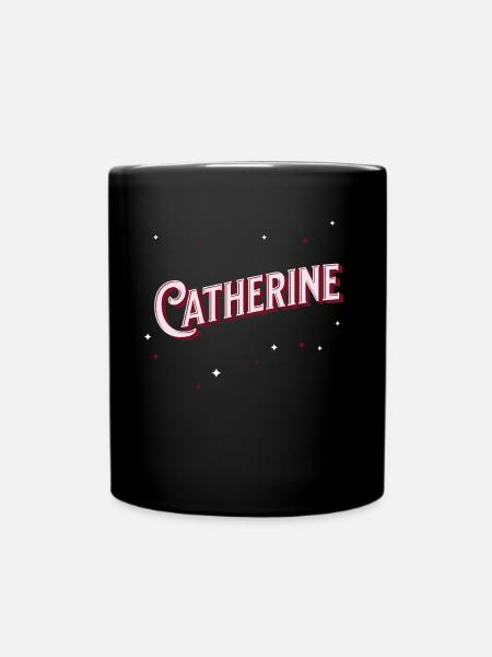 Nom Catherine personnalisé - Mug uni - noir