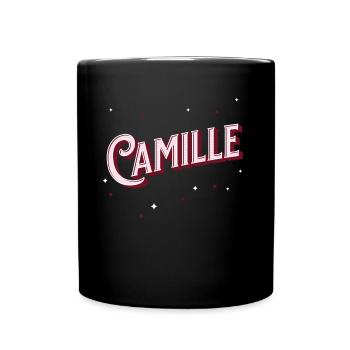 Noms Camille personnalisés - Mug uni - noir - Devant
