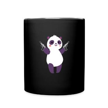Panda Panda Bear Bear Animal Pandas Gift - Full Colour Mug - black - Front