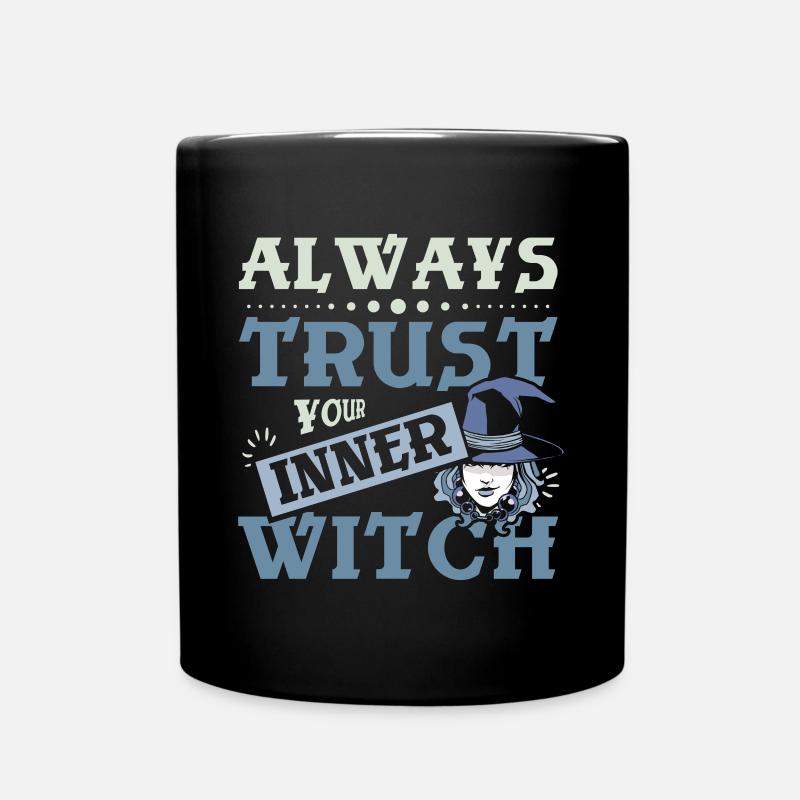 Always trust your inner witch - Full Colour Mug - black