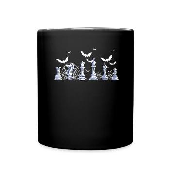 Chess pieces - Full Colour Mug - black - Front