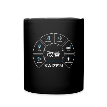 Kaizen Japanese Concept - Full Colour Mug - black - Front
