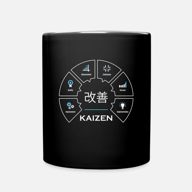Kaizen Japanese Concept - Full Colour Mug - black