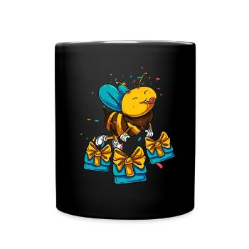 Anniversaire de l’abeille - Mug uni - noir - Devant