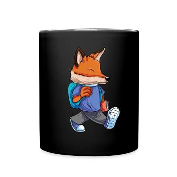 Fuchs Rentrée des classes - Mug uni - noir - Devant
