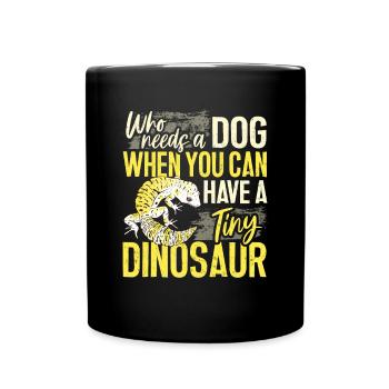 Leopard Gecko Lizard Reptiles Herpetologist - Full Colour Mug - black - Front