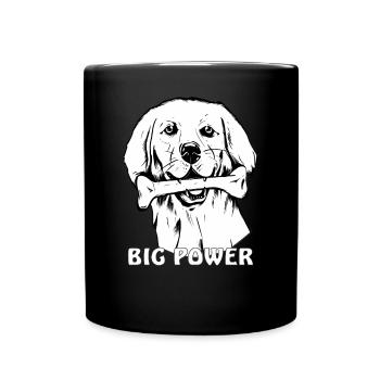 OS DE CHIEN GRAND POUVOIR - Mug uni - noir - Devant