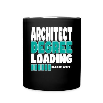 Architect invites training - Full Colour Mug - black - Front