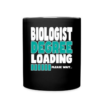Biologist invites training - Full Colour Mug - black - Front