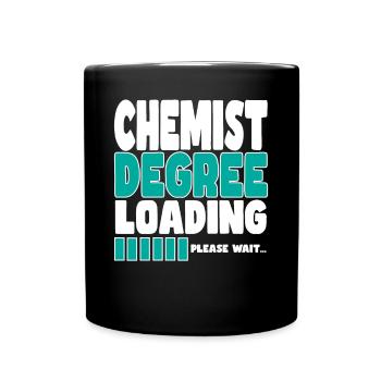 Chemiker lädt Ausbildung - Tasse einfarbig - Schwarz - Vorne