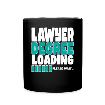 Lawyer invites training - Full Colour Mug - black - Front