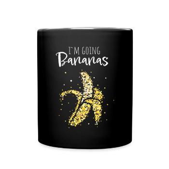 Going Bananas Banana Costume Replacement Carnival - Full Colour Mug - black - Front