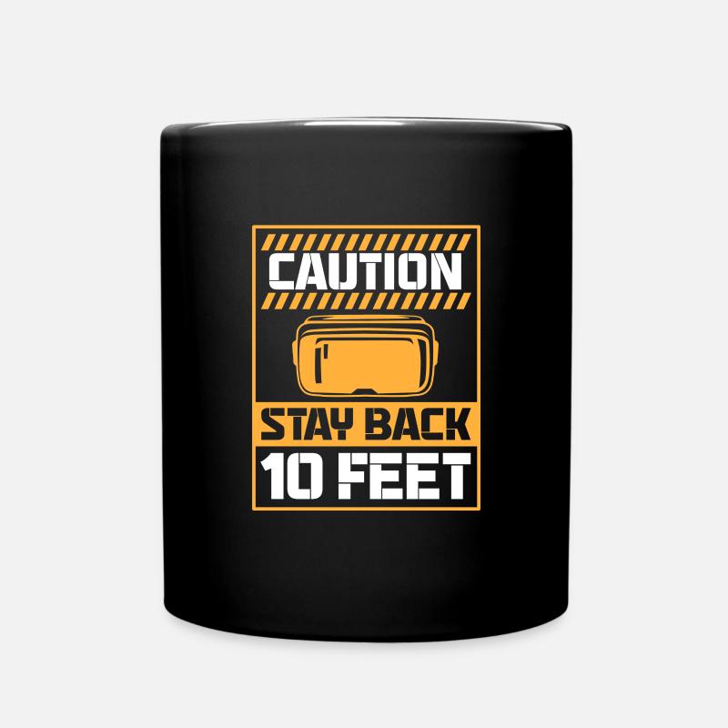 VR Virtual Reality - Full Colour Mug - black