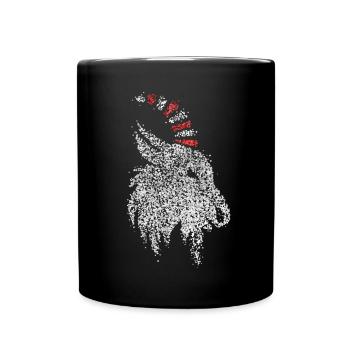 Geißbock Cologne Cologne Red White Carnival Confetti - Full Colour Mug - black - Front
