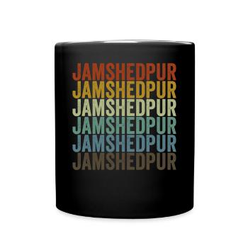 Jamshedpur Inde Rétro Vintage - Mug uni - noir - Devant