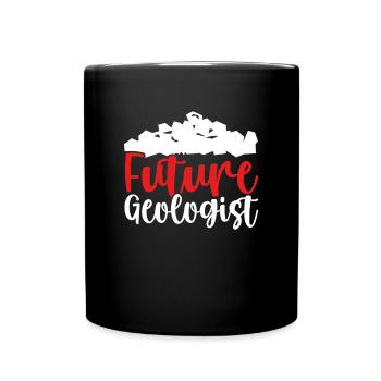 Aspirant géologue - Mug uni - noir - Devant