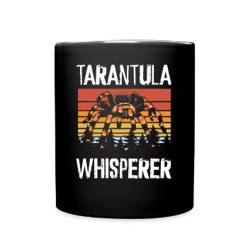 Tarantula Whisperer Retro - Full Colour Mug - black - Front