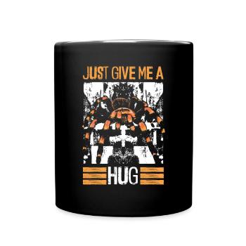Give Me A Hug Tarantula - Full Colour Mug - black - Front