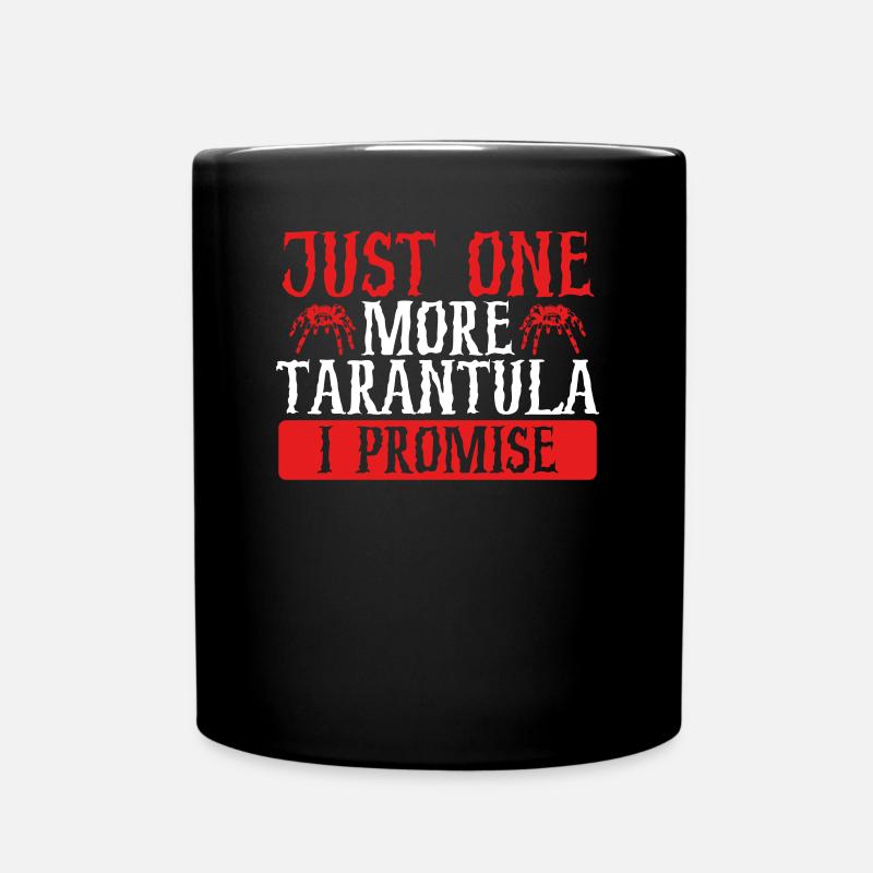 Only one tarantula left - Full Colour Mug - black