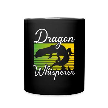 Chuchoteur de dragon - Mug uni - noir - Devant