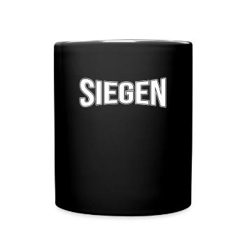 Siegen - Tasse einfarbig - Schwarz - Vorne