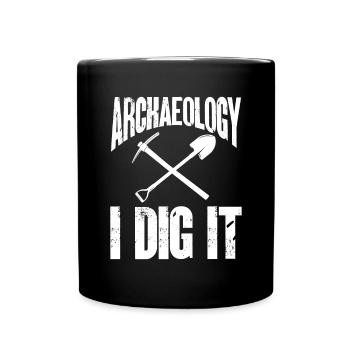 Archaeology Gift Archaeologist - Full Colour Mug - black - Front