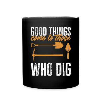 Archaeology Gift Archaeologist - Full Colour Mug - black - Front