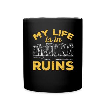 Archaeology Gift Archaeologist - Full Colour Mug - black - Front