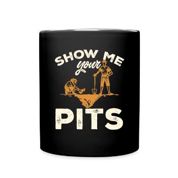 Archaeology Gift Archaeologist - Full Colour Mug - black - Front
