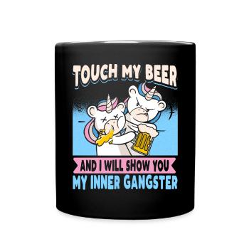 Beer Lover Beer Saying Beer Drinker - Full Colour Mug - black - Front