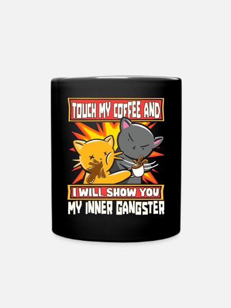 Kaffeetrinker Spruch Kaffeeliebhaber Kaffee - Tasse einfarbig - Schwarz