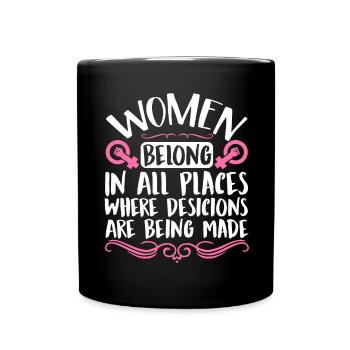 Feminist Women's Rights Female - Tasse einfarbig - Schwarz - Vorne