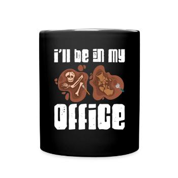 Archaeology Gift Archaeologist - Full Colour Mug - black - Front