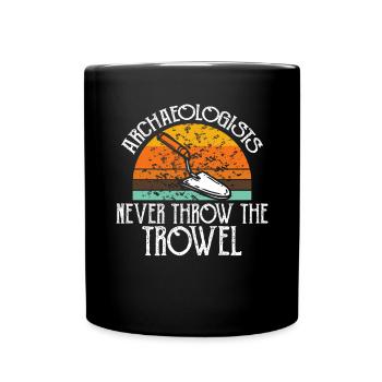 Archaeology Gift Archaeologist - Full Colour Mug - black - Front