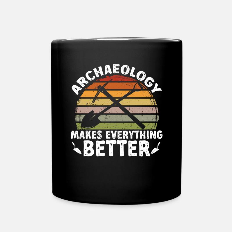 Archéologie Cadeau Archéologue - Mug uni - noir