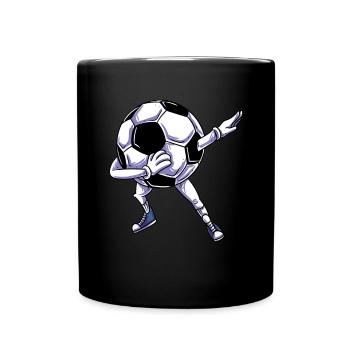 Joueur de football Dabbing - Mug uni - noir - Devant